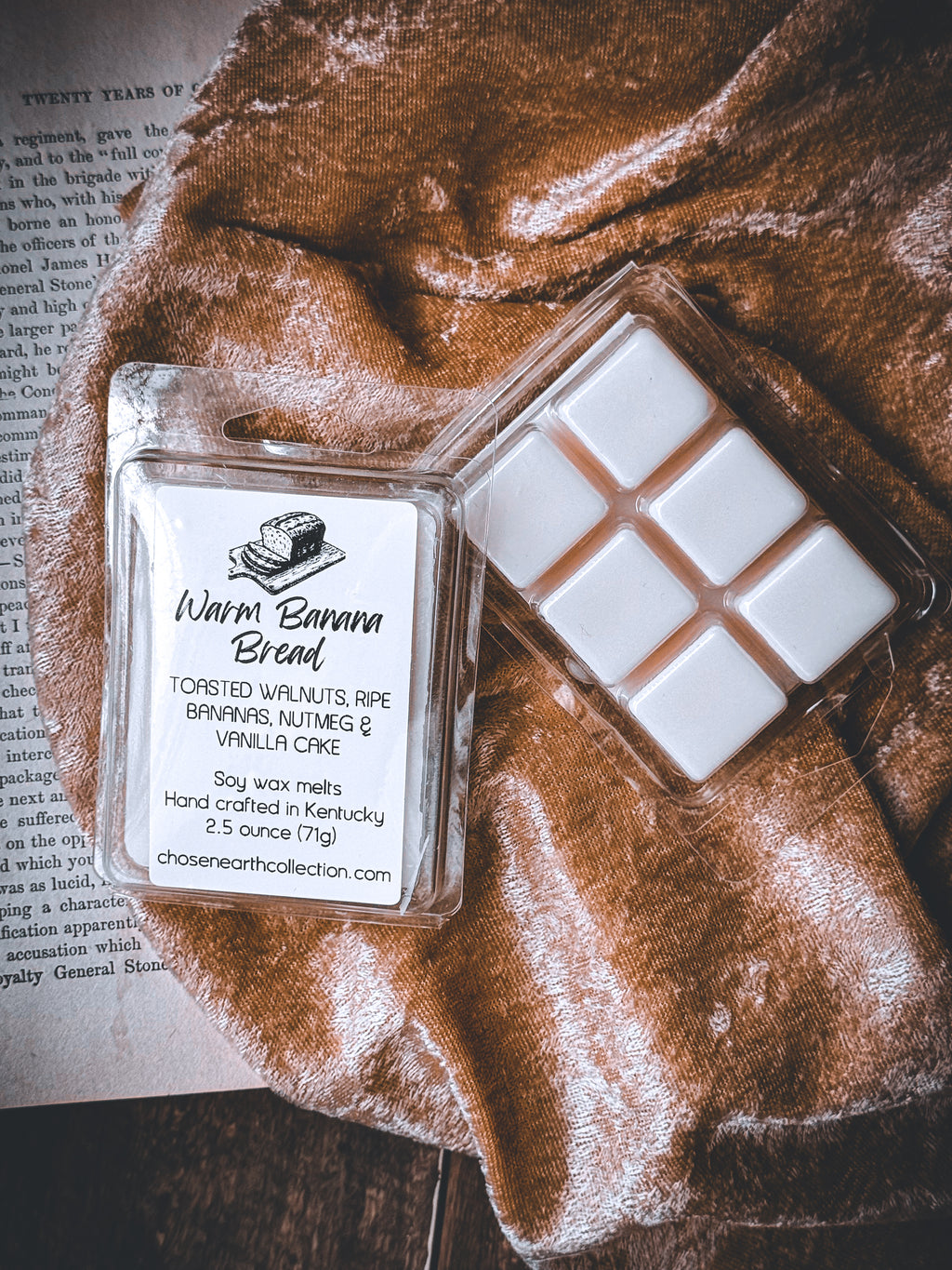 Wax melts - White - Warm Banana Bread
